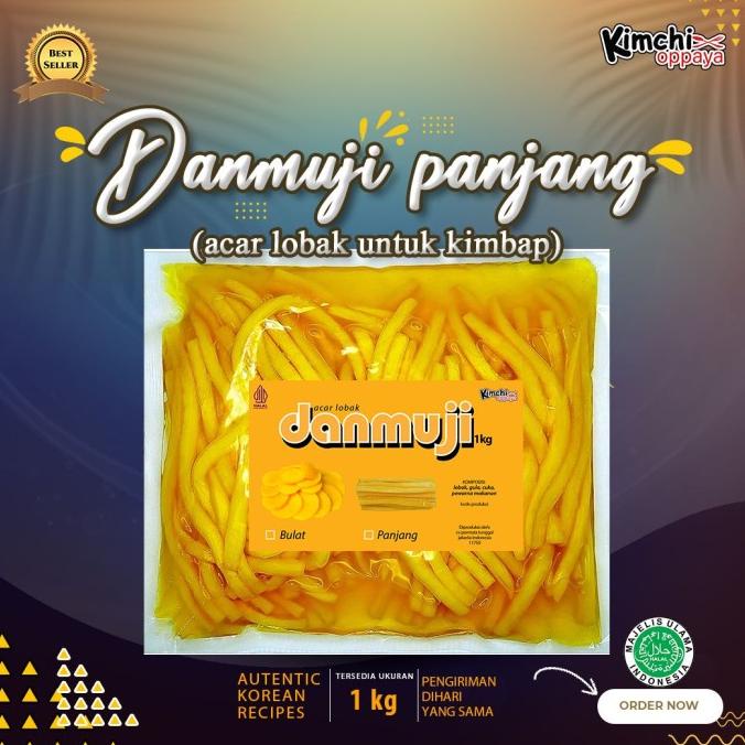 

Promo Danmuji Kimbap AcarLobak Kuning Untuk Kimbap 1Kg Panjang Isi 80 Potong