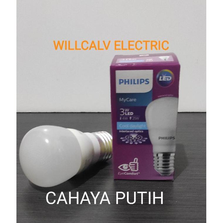 Garansi Resmi Lampu Led Philips 3W 3Watt 3 Watt / Lampu Philips Led 3W 3Watt 3 Watt