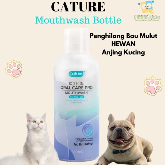 CATURE Rollon Mouthwash for DOG & CAT/PEMBERSIH MULUT