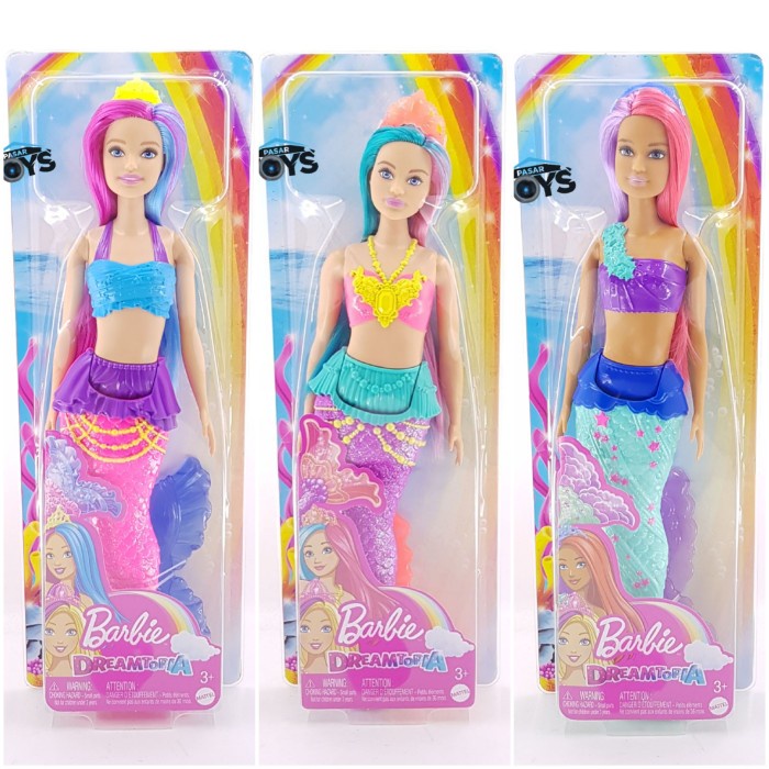 Terlaris Barbie Dreamtopia Mermaid Doll