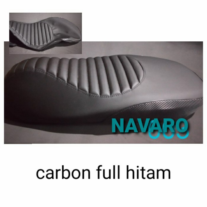 KULIT JOK VESPA MATIC SPRINT CARBON HITAM