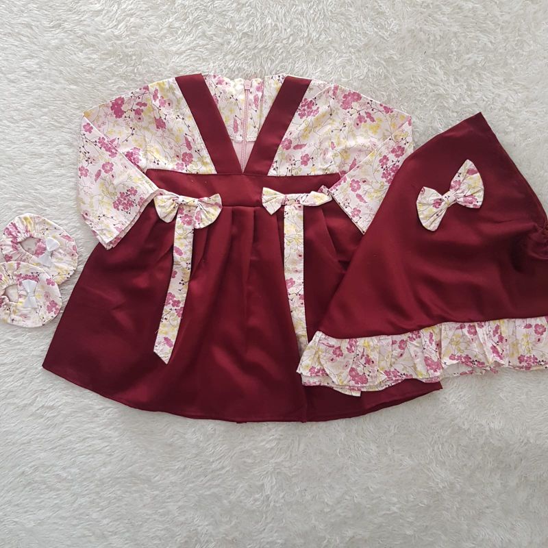 Gamis Bayi Darcy Petite set