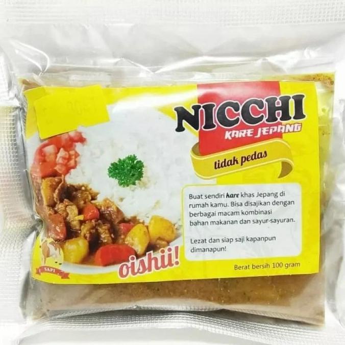 

best seller] Nicchi Nichi Bumbu Kare / Kari Jepang 100gr (Rasa Ayam, Sapi,Jamur)