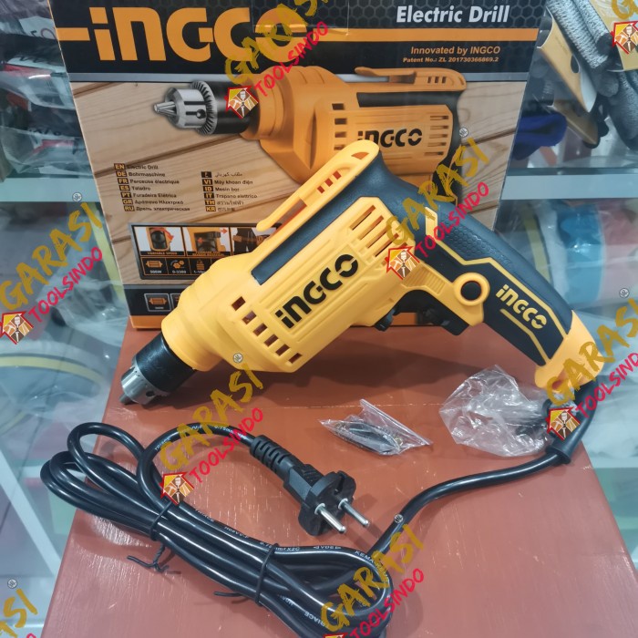 mesin bor 10 mm ingco ed50028 bor besi atap baja ringan bor listrik murah