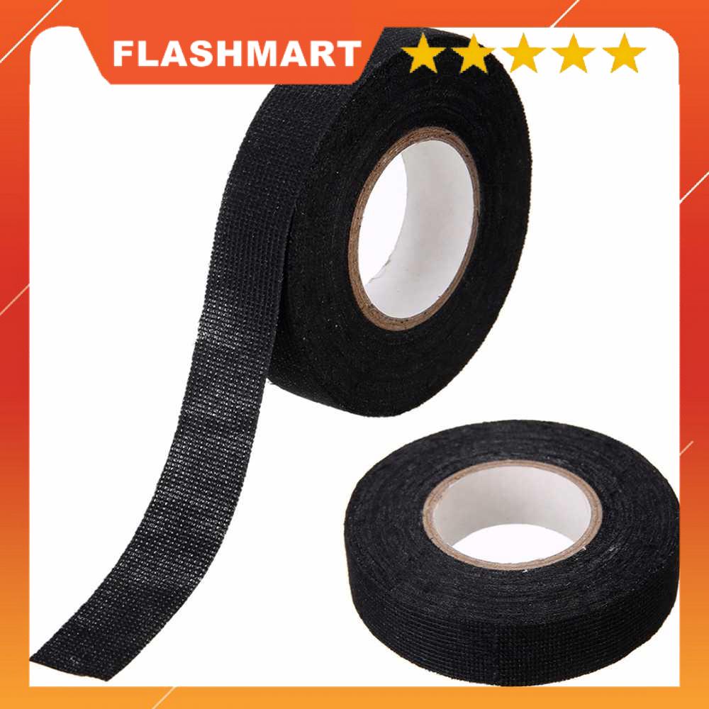 FLASHMART AG Lakban Kabel Listrik Adhesive Cloth Wiring Tape 19mm - BI298