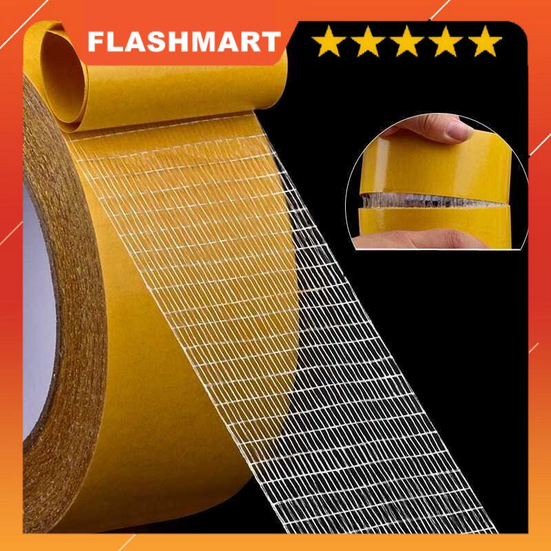 FLASHMART Lakban Super Strong Grid Fiber Tape 20 Meter - SQ20M