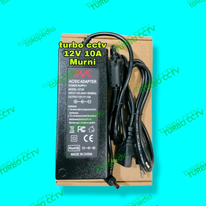 PREMIUM ADAPTOR 12V 10A MURNI BEST ORIGINAL