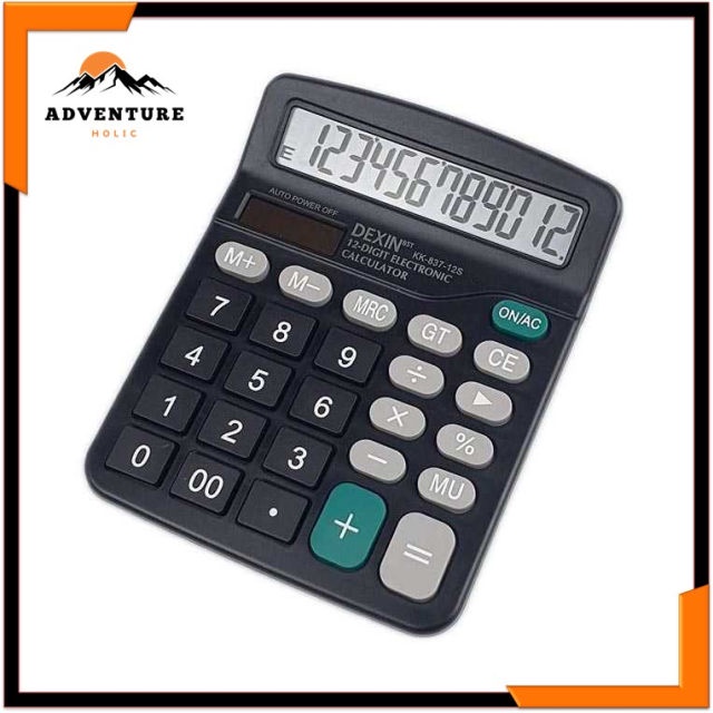 

DEXIN Kalkulator Elektronik 12 Digit - KK-837-12S - AHPR ADHB