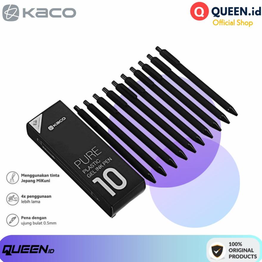 

Termurah Xiaomi Mi Pen Kaco 10Pcs Set Ink Gel Pen / Xiaomi Pulpen Mijia Kaco Pen Set Original