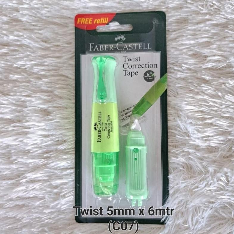 

Termurah Correction Tape/Tipp Ex Kertas Faber Castle Combo/Twist/Qar/Qjr/Sr506