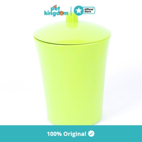 Tempat Penyimpanan Makanan Hewan 15.2 X 22 Cm - Hijau