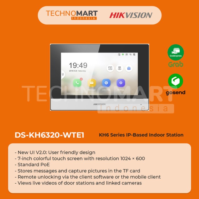 DS-KH6320-WTE1 - HIKVISION VIDEO INTERCOM