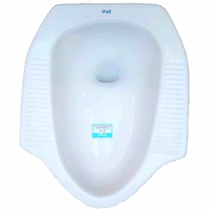 Kloset Jongkok Merk Ina Asli (Putih Biru Pink Hijau Cream Maroon)