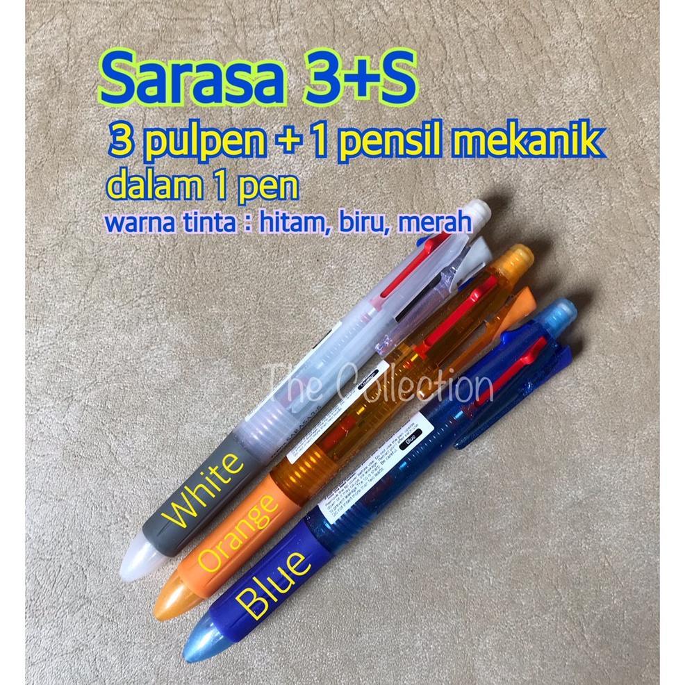 

Cuci Gudang Atk0554Sr 3+S Pulpen 0.5 + Pensil 0.5 Jk Sarasa Pulpen 3S Zebra Sj3 Jk Pencil Pena Multifungsi