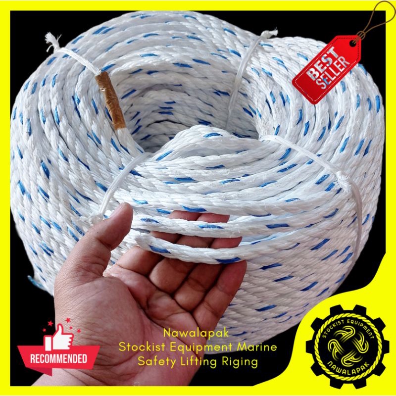 

Tali Tambang PP 10mm / Tali Tampar Polypropylene / Harga Per Meter