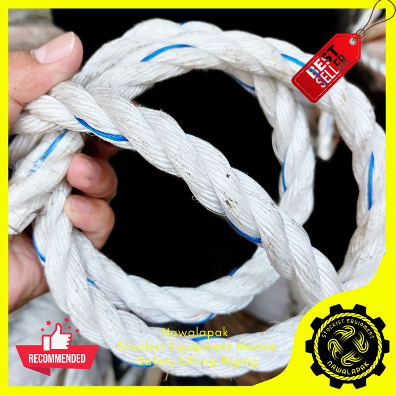

Tali Tambang PP 16mm / Tali Tampar Polypropylene / Harga Per Roll