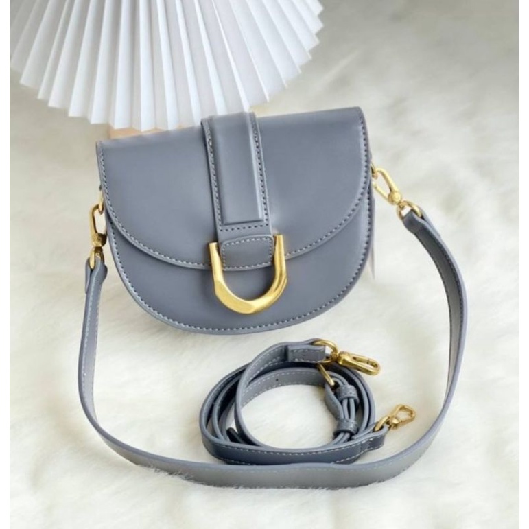 TAS IMPORT CK GABINE SADDLE BAG SELEMPANG SHOULDER