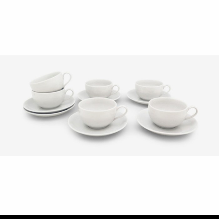 CANGKIR SET PUTIH POLOS #ORIGINAL