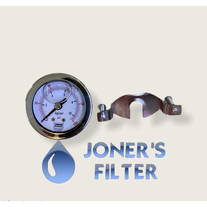 PRESSURE GAUGE 10 BAR NANOTEC