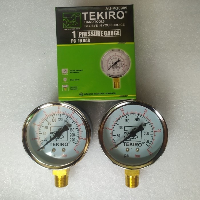 PRESSURE GAUGE TEKIRO 16BAR & 25BAR