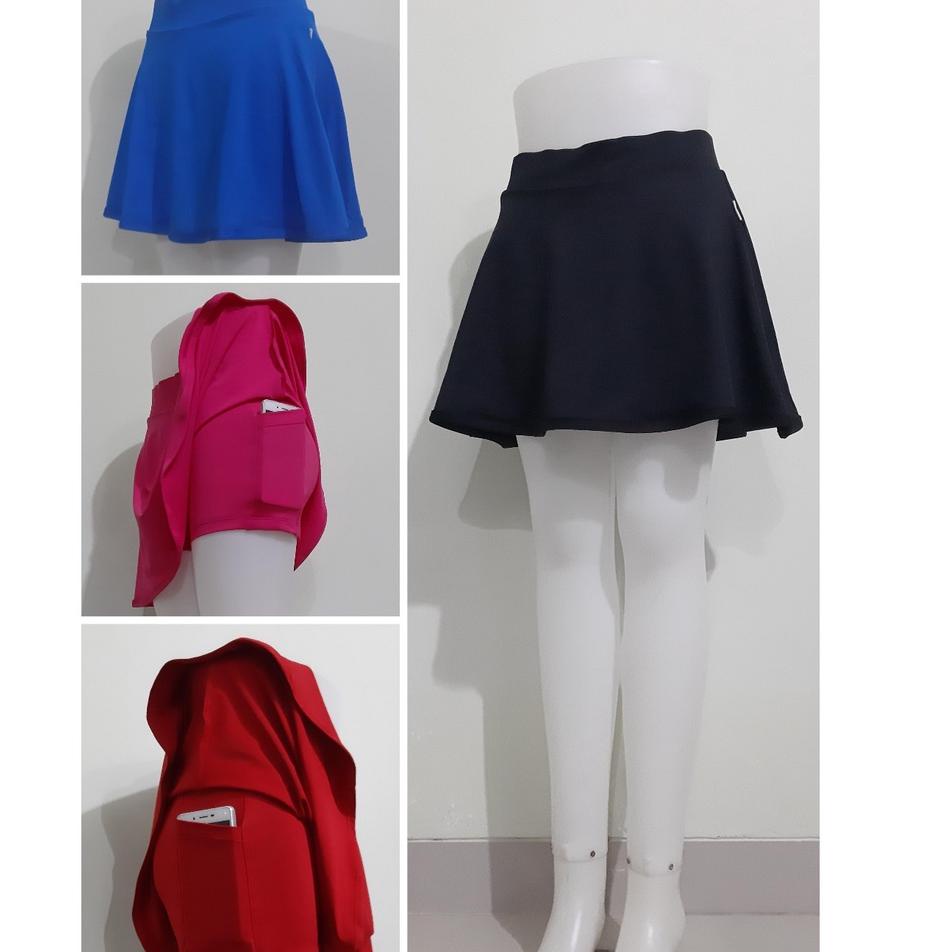 Pasti Puas Mini Rok/Rok Senam/Rok Tenis Dewasa/Celana Senam Rok/Celana Senam Rok Mini Dewasa/Rok Gol