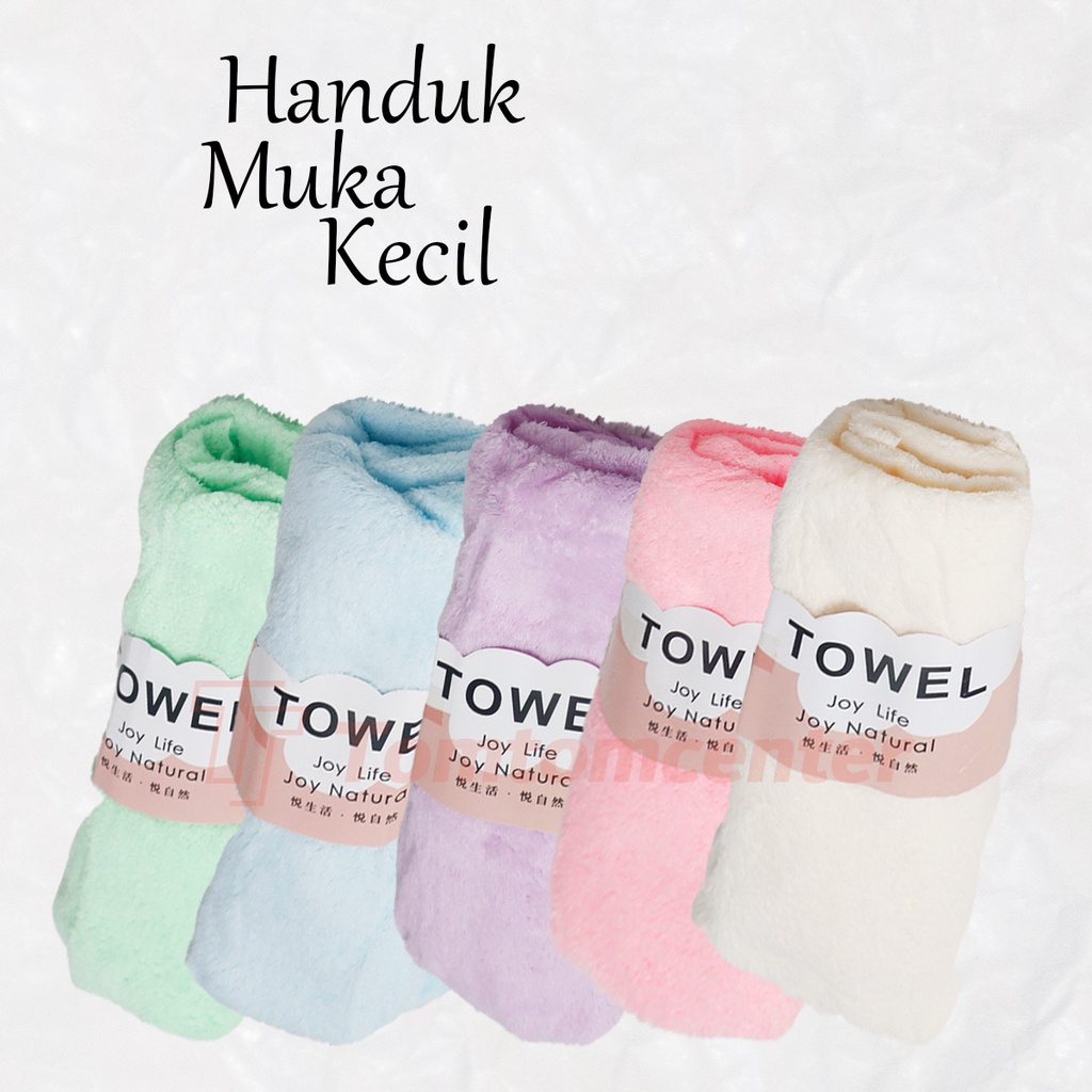 Handuk Muka Wajah Rambut Keramas Kecil untuk Olahraga Salon Klinik Bahan Microfiber 35x75 Warna Warni Lengkap