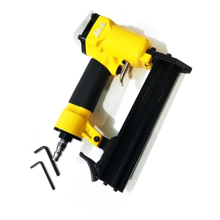 Terlaris Mesin Paku Tembak Air Nailer Gun H&L Air Nailer F30 / Staples Gun Paku