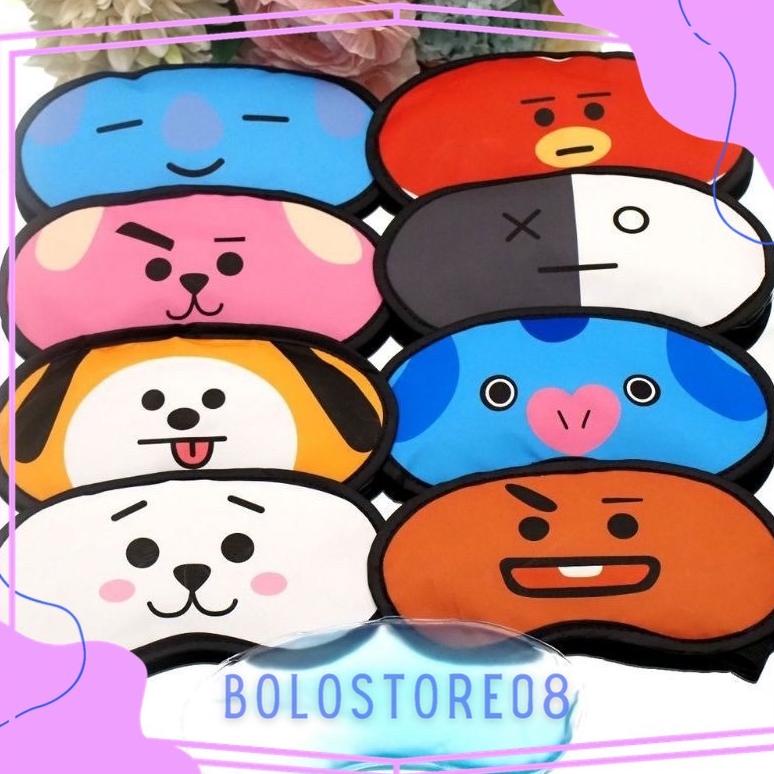 [BTS] Penutup Mata BTS Karakter Cooling Gel