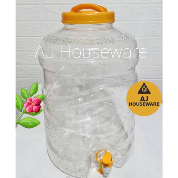 Terlaris Dispenser 19 Liter Bening Dengan Kran / Galon Dengan Kran/ Tempat Air
