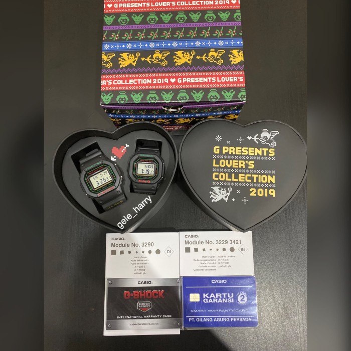 Terlaris Casio Gshock Couple Lov 19B-1Dr Lovers Collection 2019