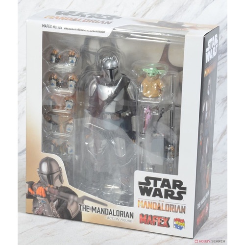 Mafex No.129 The Mandalorian & The Child Star wars Original MISB H-r152