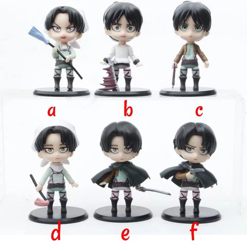 Action Figure Pajangan Anime Attack On Titan AOT Levi Eren H-r1824