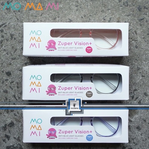 Momami Kids Zuper Vision+ Anti-Blue Light Glasses Kacamata Anak H-r636