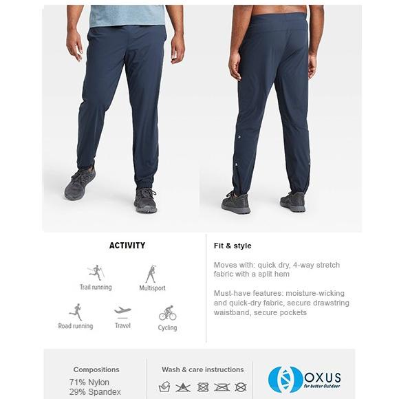 Celana Panjang Jogger All In Motion Ultra Strech Quickdry Run Original