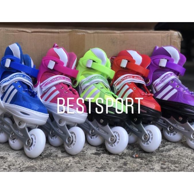 sepatu roda anak full set