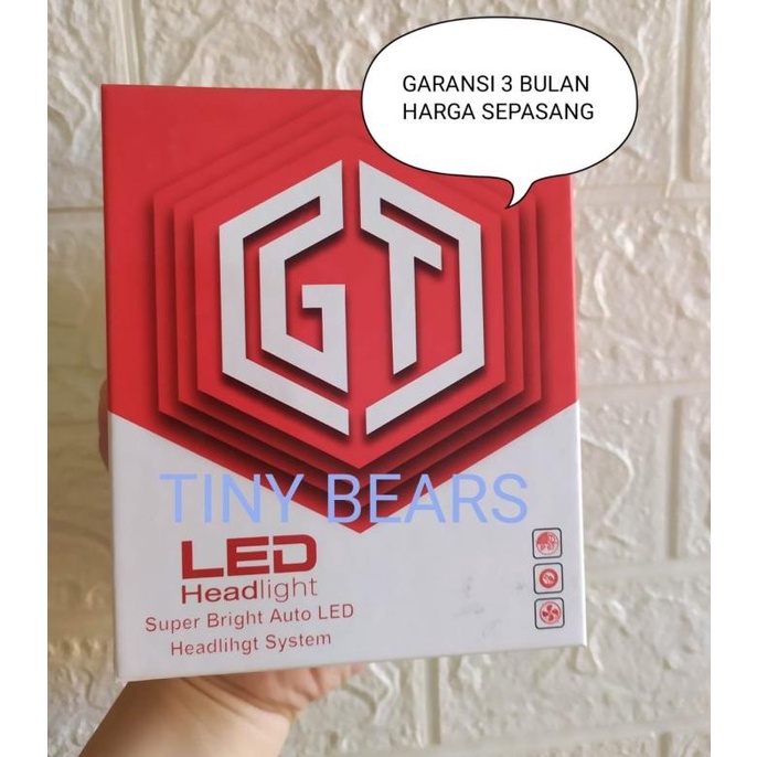 LAMPU MOBIL GT LIGHT LED ZES H4 LAMPU UTAMA SUPER BRIGHT LED HEADLIGHT