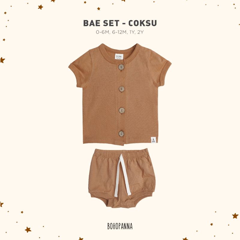 Bae Set Print Bohopanna B46 / Setelan Bayi Unisex / Setelan Bayi Polos / Setelan Bayi Unisex Katun