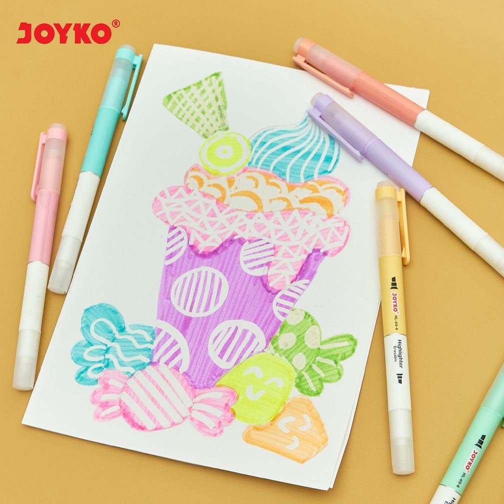 

Viral Joyko Isi 6 Warna Erasable Highlighter Bisa Di Hapus Penanda Dapat Dihapus Joyko Hl-69-6