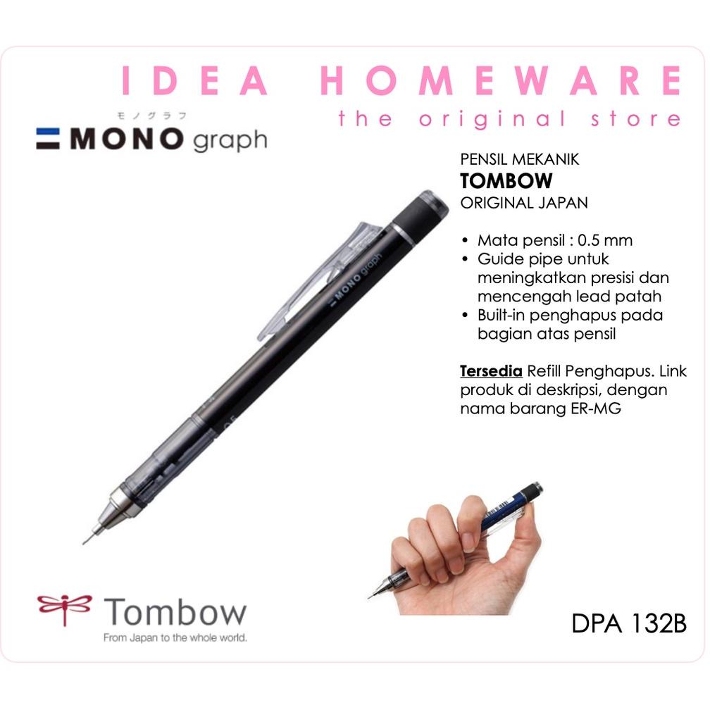 

Promo Habis Tombow Pensil Mekanik Mono Graph 0.5 Mm Black Color Hitam Dpa-132B