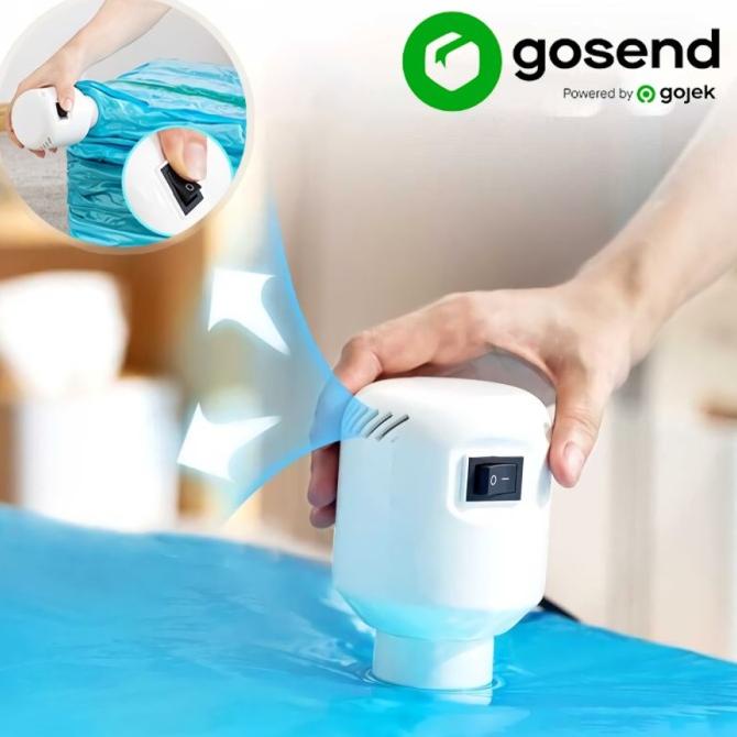 Electric Vacuum Pump Pompa Elektrik Plastik Vacum Baju Vaccum Pakaian