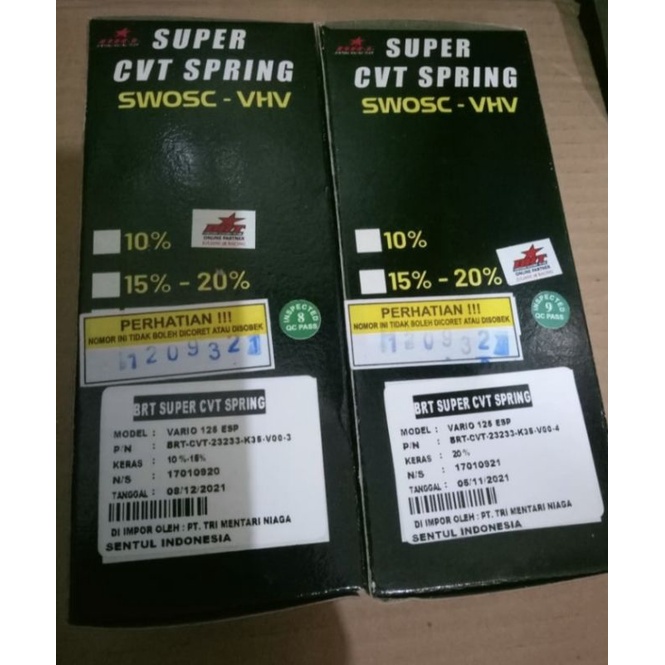 PER CVT BRT VARIO 125 , VARIO 150