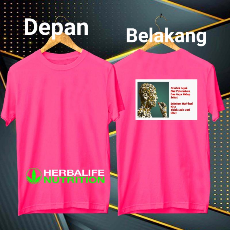 KAOS LOGO - DESAIN COTUM - SABLON PRINTING - KAOS DESAIN #HLF LENGAN PANJANG