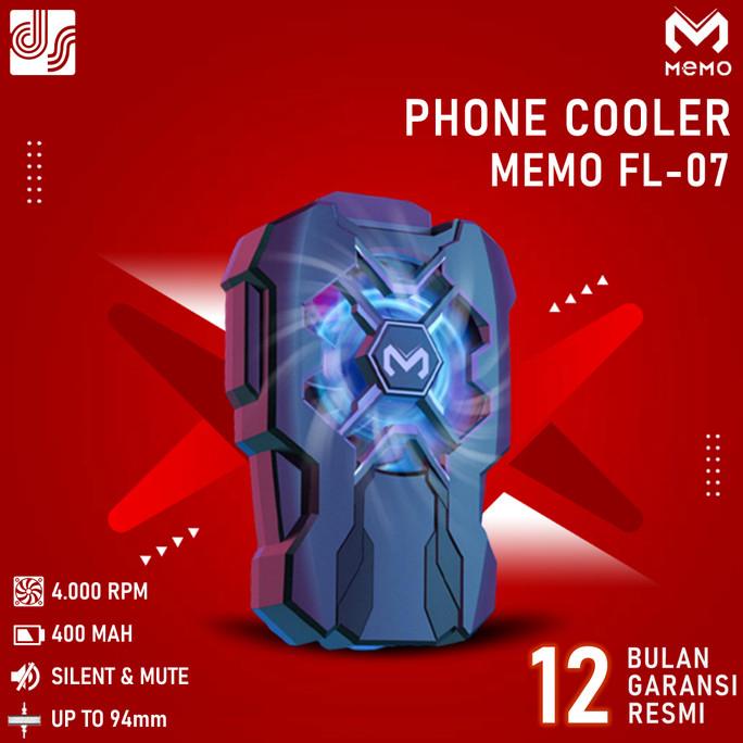 MEMO FL07 FL-07 Rechargeable Fan Cooler Cooling Kipas Pendingin HP