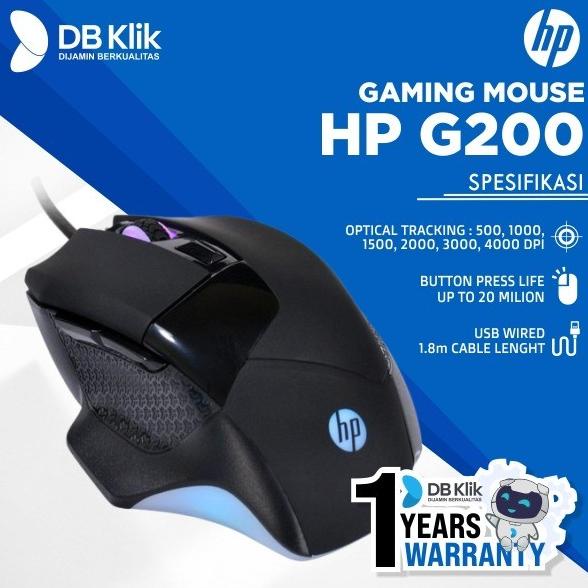 Mouse Gaming HP G200