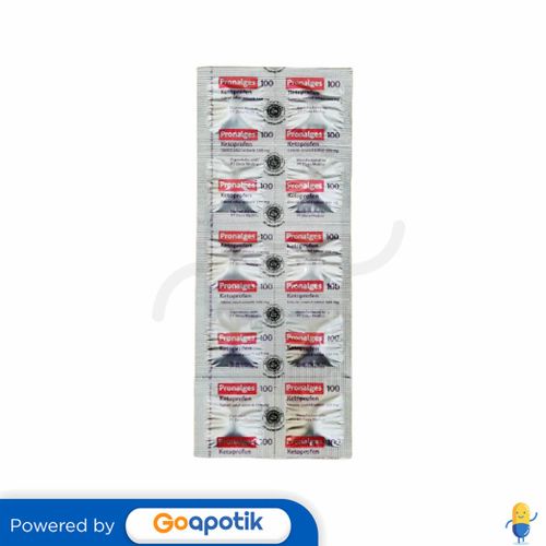 PRONALGES 100 MG STRIP 10 TABLET