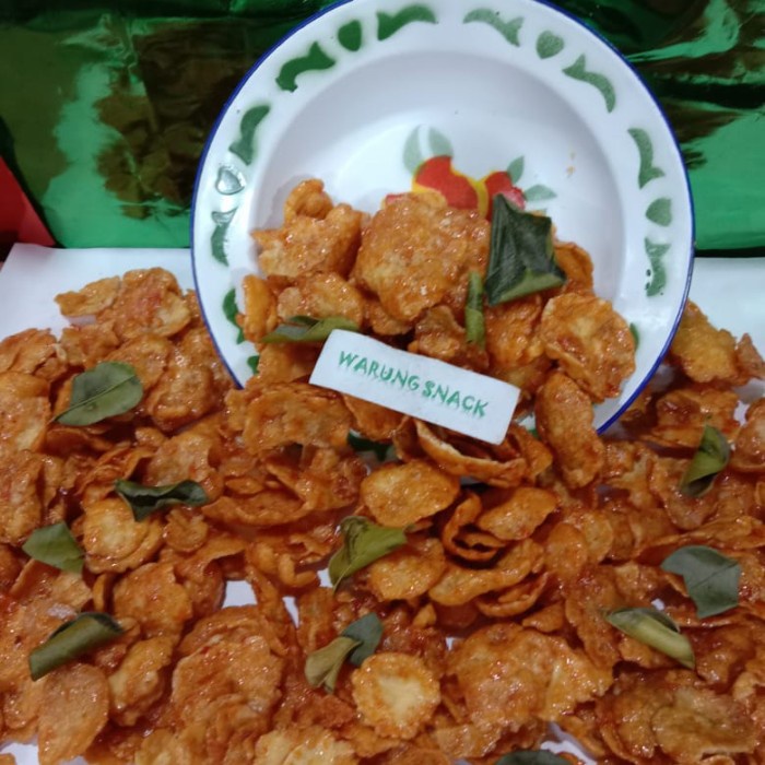 

keripik emping thailand pedas manis 500gram