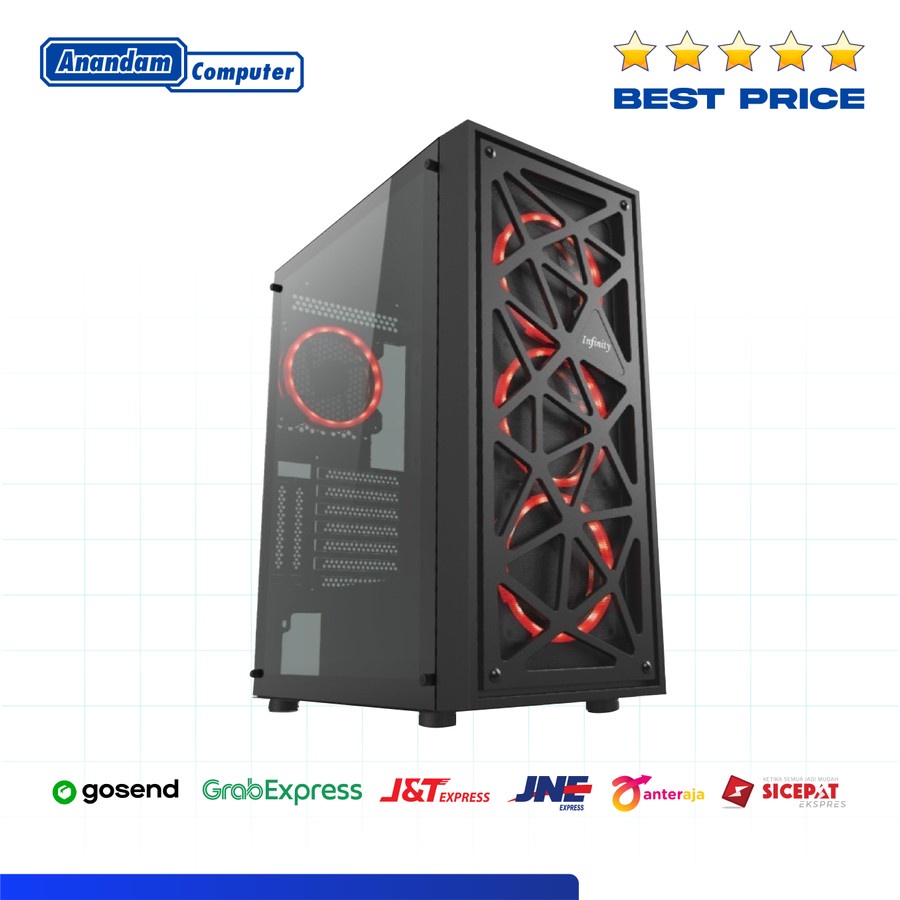 Infinity Enigma ATX Gaming Case PC Casing