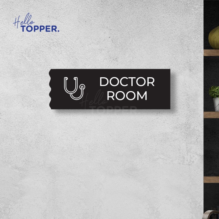 

Pemotong Sign Akrilik Signage Tulisan Acrylic Papan Curly Style - Doctor Room