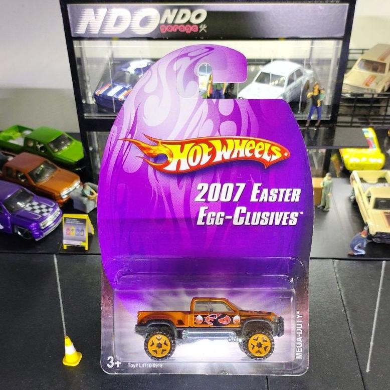 Grosir Hot Wheels Mega Duty Orange - 2007 Egg-Clusives [Walmart Exclusive]