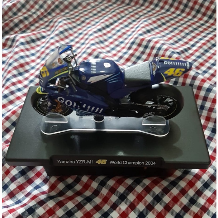 Flash Sale Diecast Miniatur Motogp Leo Models Valentino Rossi 2004 Termurah Terlaris